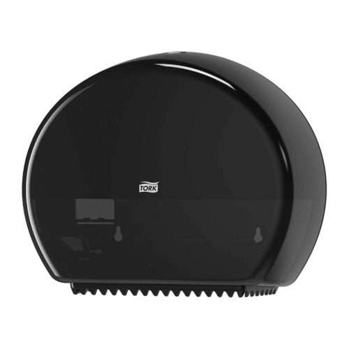 Дозатор за тоалетна хартия на ролка Mini Jumbo TORK T2 черен