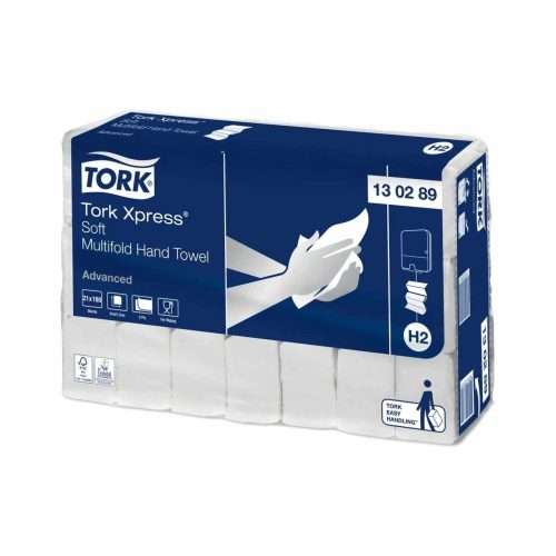 Сгънати кърпи за ръце Z сгъвка 21x180бр. Tork Advanced H2